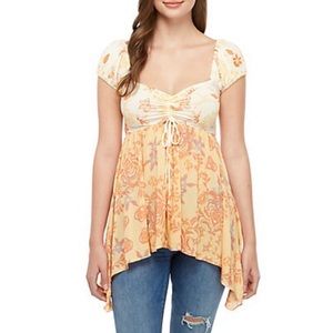 *JUST REDUCED* 
Free people  LaBamba Babydoll Top Shirt size xs  X-Small